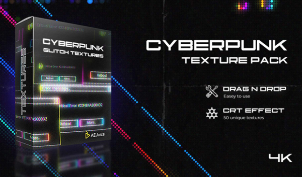 AEjuice - Cyberpunk Glitch Texture Pack
