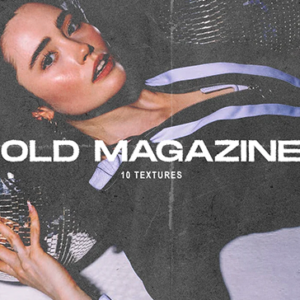 Old Magazine Offset Overlay Texture