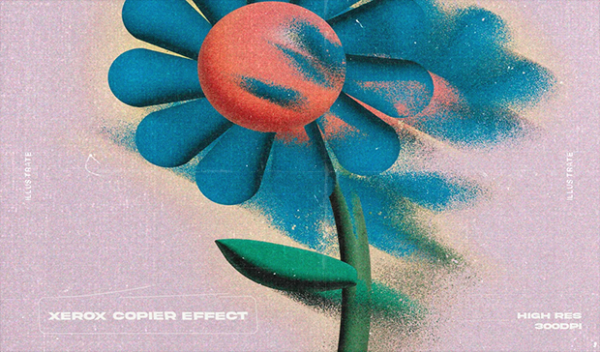 Creative Market - Xerox Distorted Copier