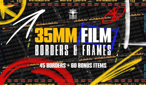 35mm Film Borders & Frames