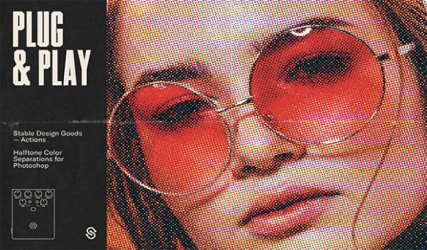 Creative Market - Plug & Play - Halftone Action