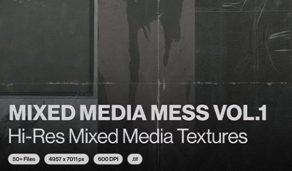 Creative Market - Mixed Media Mess Vol.1