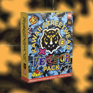 Kawaii Streetwear Vector Pack (Vol. 1)