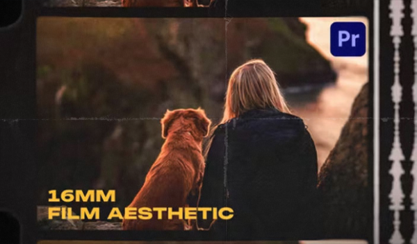 Videohive - 16mm Film Aesthetic Overlays MOGRT