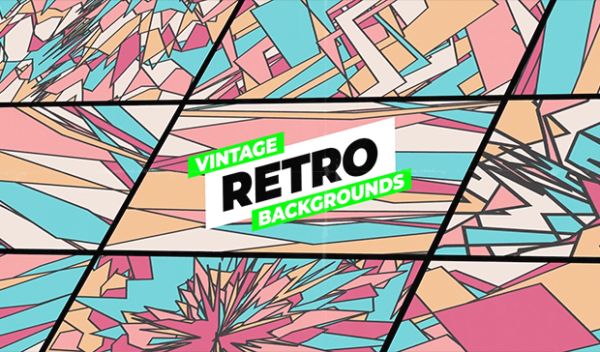 Videohive - Vintage Retro Backgrounds MOGRT