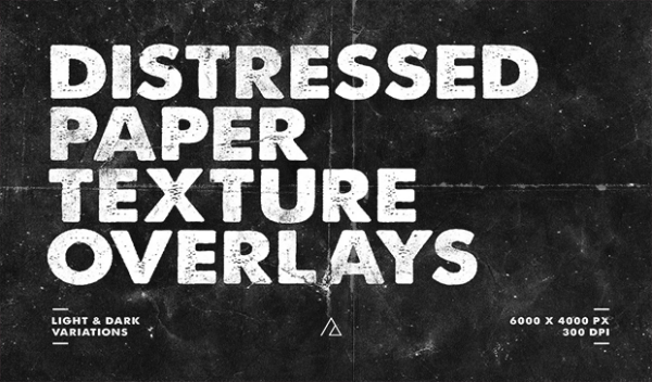 Creative Market - Distressed Paper Texture Overlays