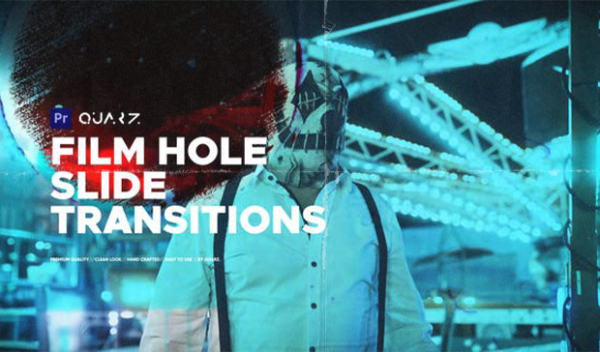 Videohive - Film Hole Slide Transitions