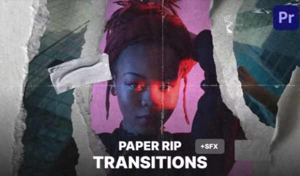 Videohive - Paper Rip Transitions V2