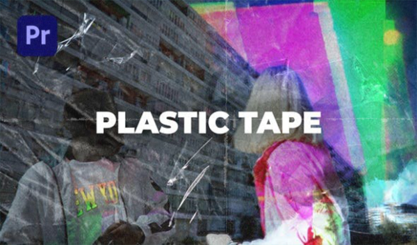 Videohive - Plastic Tape Transitions for Premiere Pro