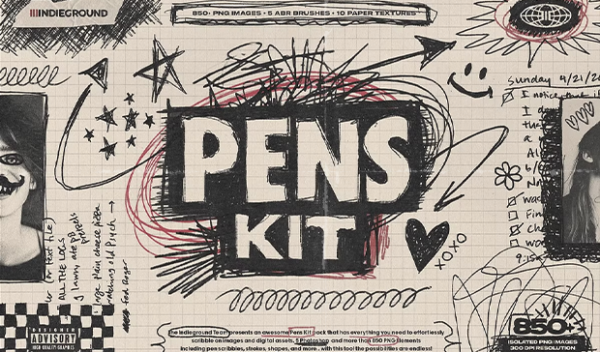 Creative Market - Pens Kit