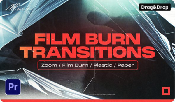 Film Burn Transitions for Premiere Pro