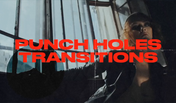 Punch Holes Transitions for Premiere Pro