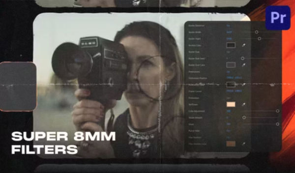 Super 8mm Film Filters for Premiere Pro