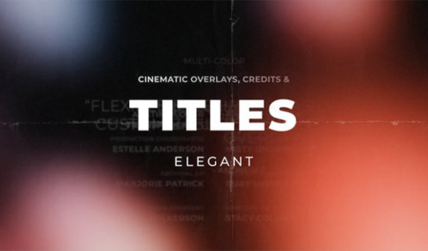 Cinematic Titles and Credits 2