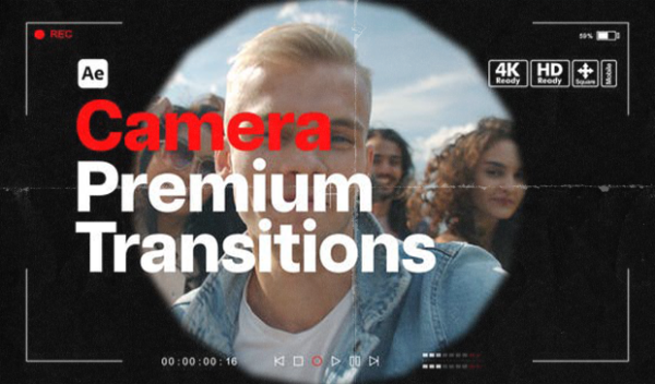 Premium Transitions Camera for After Effects
