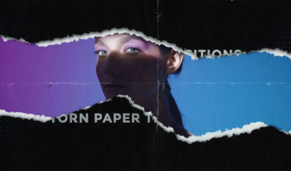 Torn Paper Transitions for After Effects