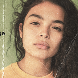 Vintage Crumpled Paper Photo Effect