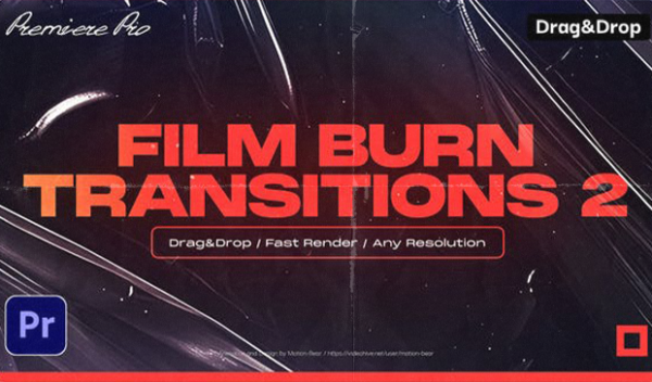 Film Burn Transitions 2 for Premiere Pro