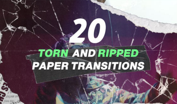 Turn and Ripped Paper Transitions MOGRT