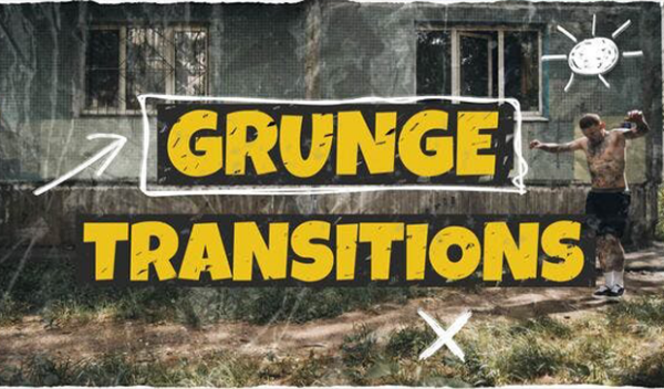 Grunge Transitions for After Effects