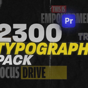2300 Animated Typography Pack for Premiere Pro