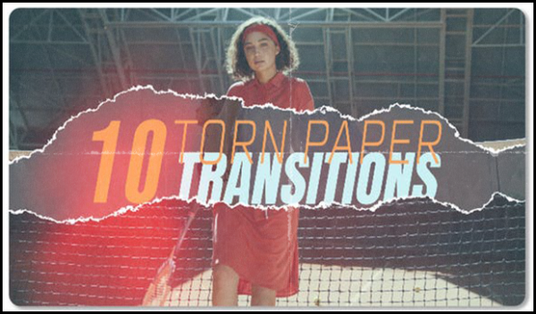 Torn Paper Transitions for After Effects