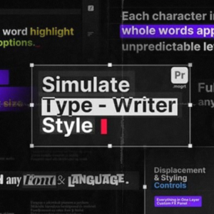 Typewriter Text Preset MOGRT
