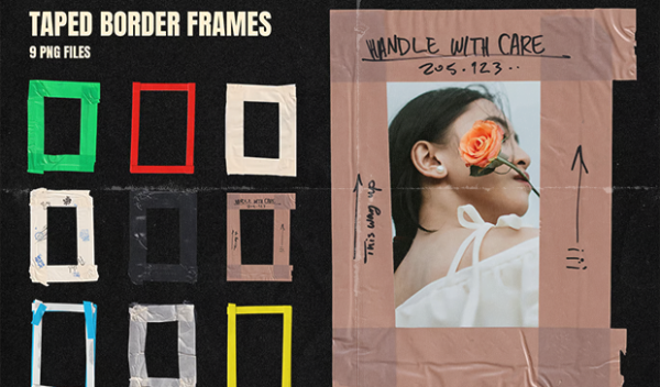 Cardboard Frames ＆ Taped Border Frames