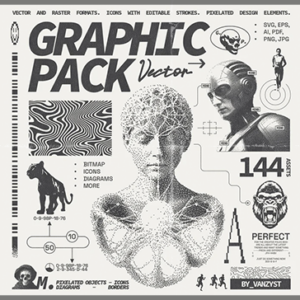 Pixel Explosion Graphic Pack