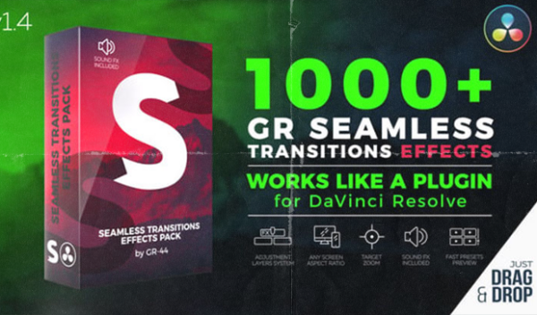 Seamless Transitions Effects for DaVinci Resolve v1.4