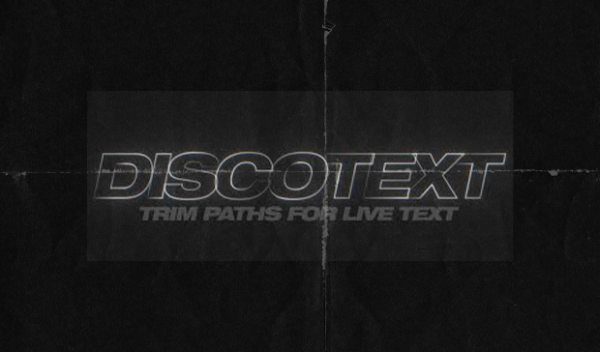 Aescripts - Discotext v1.2.3 (Win-Mac)