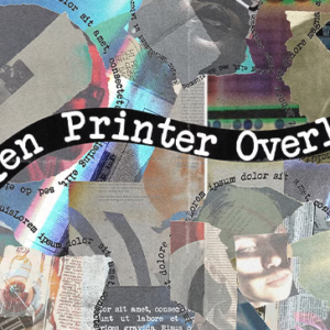 Creative Market - Broken Printer Overlays