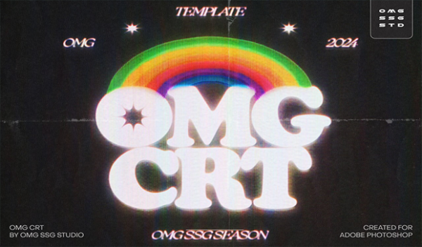 OMG CRT Photoshop Template