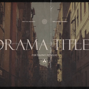 Drama Movie Titles for Davinci Resolve