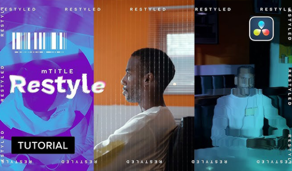MotionVFX - mTitle Restyle for DaVinci Resolve