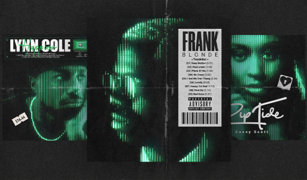 Album Cover With CRT Effects