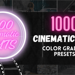1000 Cinematic Color Presets LUT Pack