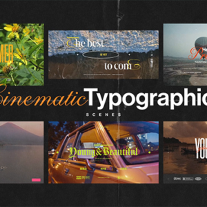 Cinematic Typographic Scenes