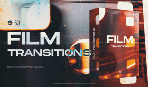 Film Transitions for Davinci Resolve