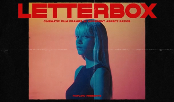 Letterbox Film Frame Templates 4K