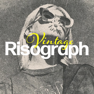 Vintage Risograph Photo Effect