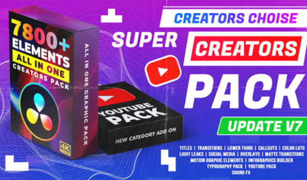 Super Creators Pack (7800+ Elements)