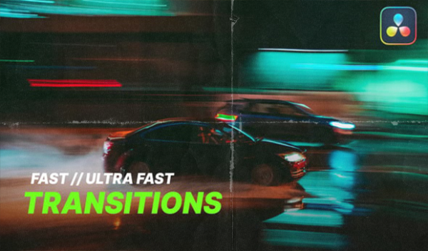 Ultra Fast Transitions for DaVinci Resolve