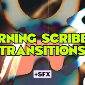 Burning Scribble Transitions