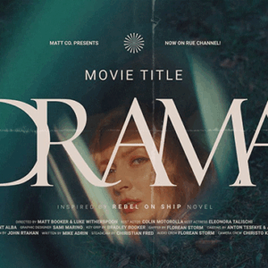 Dramatic Movie Title Templates