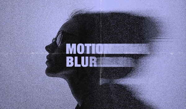 Halftone Motion Blur Effect
