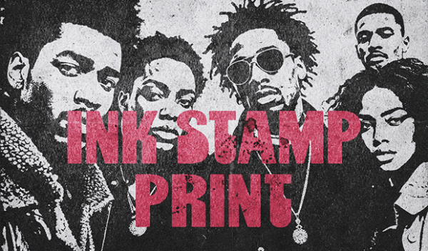 Ink Stamp Paper Print Photo Effect