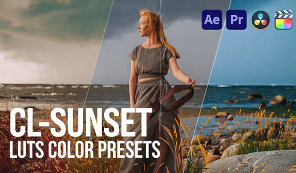 Pixflow - CL-Sunset Coloring LUTs