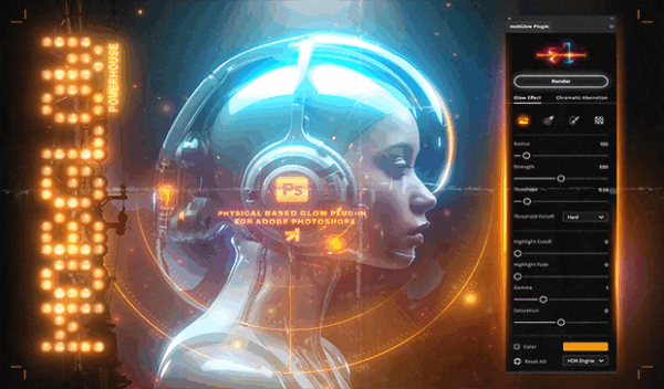 Aescripts - mobGlow Photoshop Plugin