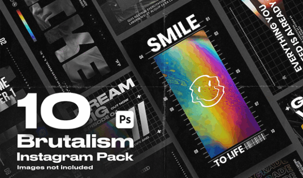 Brutalism Instagram Pack